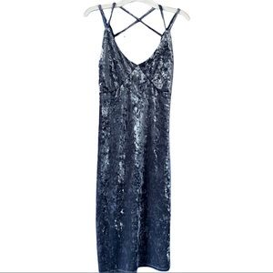 Derek Heart Velvet strappy dress